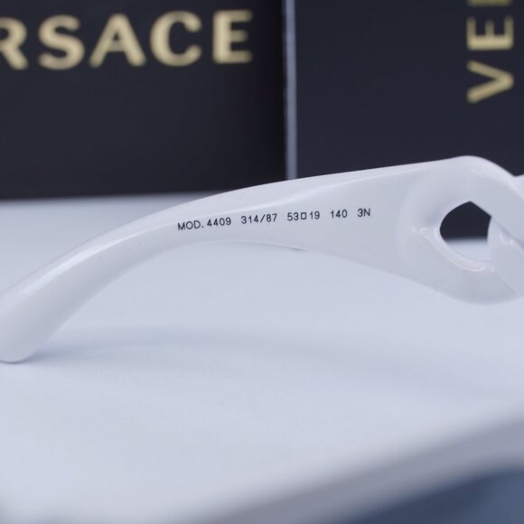 Versace VE4409 314/87 Square Sunglasses – White/Grey - Picture 7 of 10